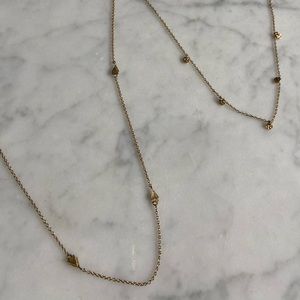 Gorjana gold plated necklaces